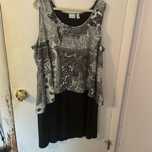 Dress with built in top